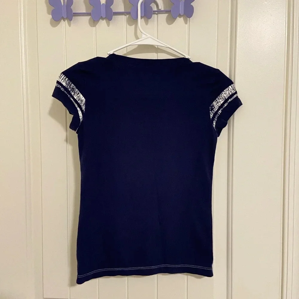 EUC‎ | Justice girl’s softball themed tshirt — size 8